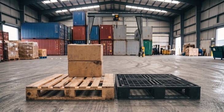 Tarimas para exportación: normativas y elección por industria