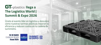 GT+plastics en The Logistics World 2026: Tarimas Inteligentes y ESG