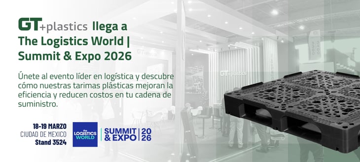 GT+plastics en The Logistics World 2026: Tarimas Inteligentes y ESG