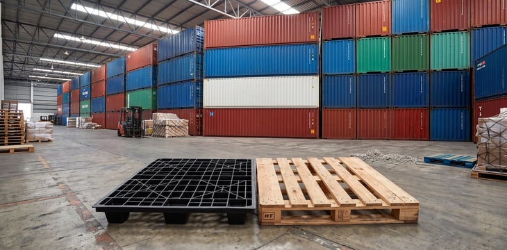 Tarimas para exportación: normativas y elección por industria