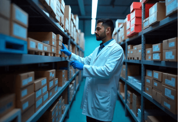 ¿Qué causa sobrecostos en gestión de tarimas farmacéuticas?